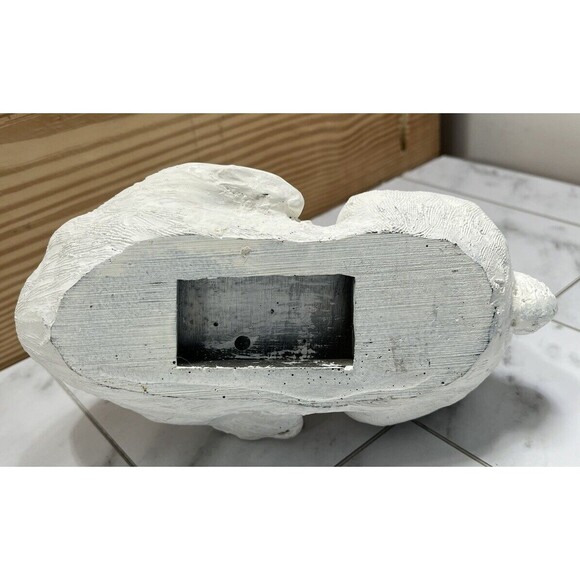White Bunny With Ladybug Hide A Key Faux Rock Resin Vintage * READ - Picture 6 of 9